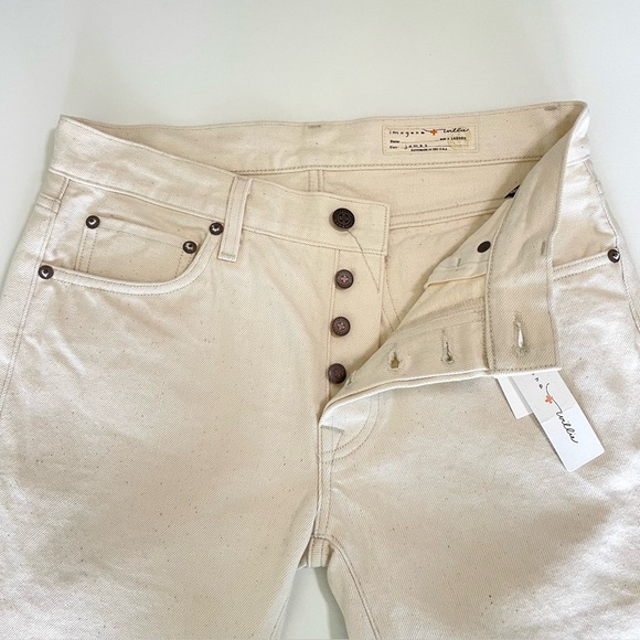 NWT Imogene + Willie James Jean Slim Straight Natural Seeded Selvedge Denim 25 - Picture 7 of 16